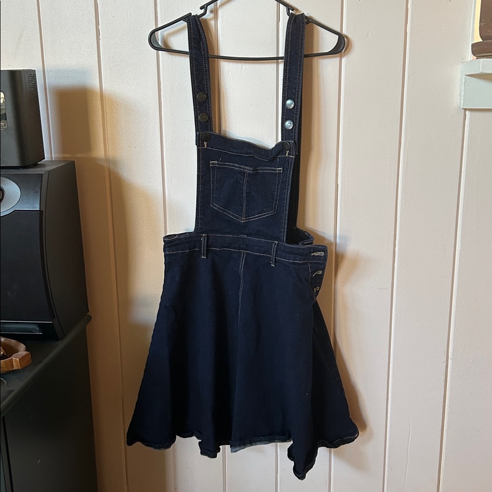 Hell Bunny Blue Denim Dress